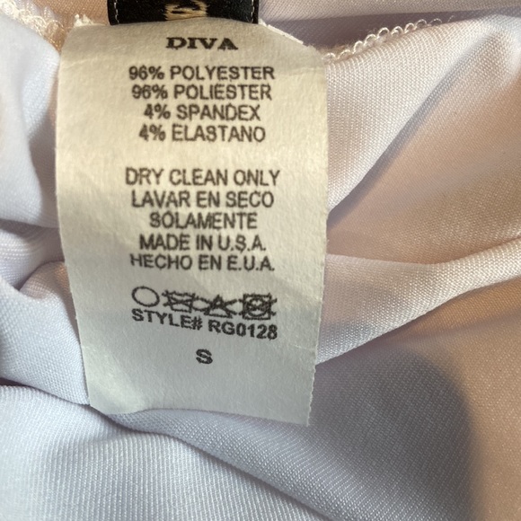 Off White Bodycon Ruched Strapless Dress - Picture 13 of 17